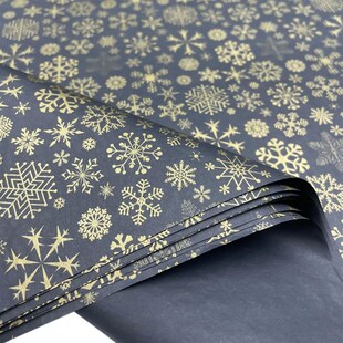 10Pcs Tissue Wrapping Packaging Paper Snowflake Christmas DI