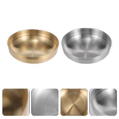 2 Pcs Stainless Steel Noodle Bowl Cold Ramen Bowls Big for