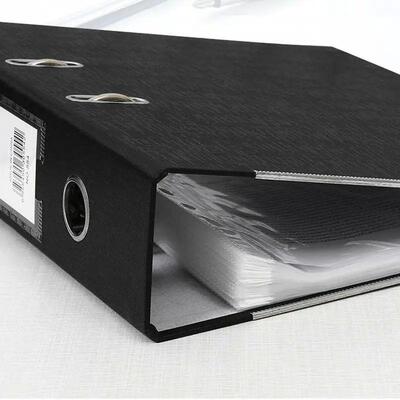 2 Hole A4 Ring Binder File Folder Document Storage Thickened