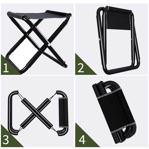 Outdoor folding chair mini camp stool portable fishing beach