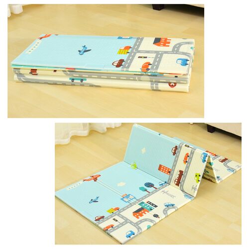 Miamumi Foldable Floor Baby Play Mat Kid Playmat Crawling Ca