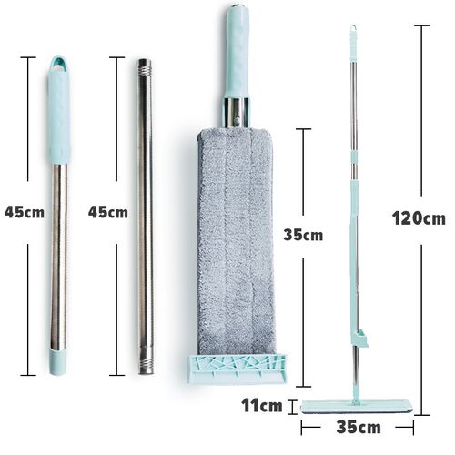 Flat Mops Free Hand Washing Magic Cleaner Self-wring Mop Squ