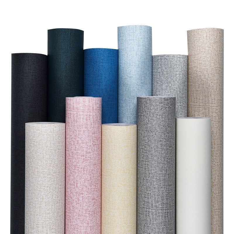 纯色卧室客厅墙纸壁纸防水加厚PVC贴纸装饰墙贴壁纸背景墙壁纸,家装主材,PVC墙纸,淘宝优惠券,粉丝福利购,淘宝优惠卷