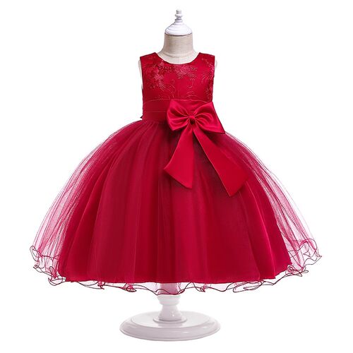 Girl Flower Princess Dress Children Summer Tutu Wedding Birt