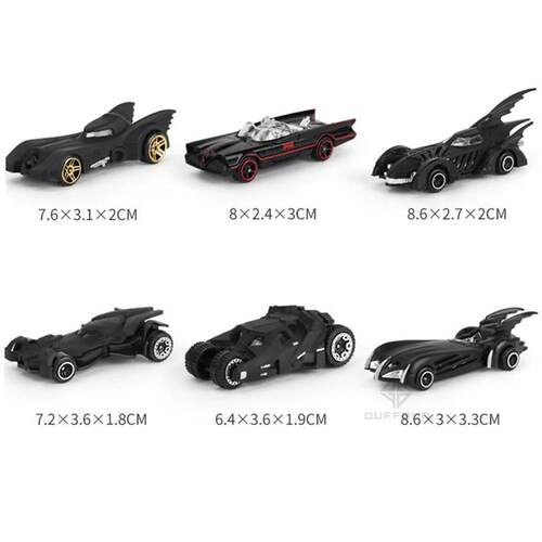 1:64 Batmobile Car Chariot Alloy Diecast Scale Metal Collect