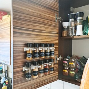 Spice Jars Seasoning Shaker Bottles Plastic Kitchen Spices S