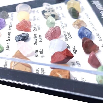 36/32 Assorted Natural Gem Sets NEW Crystal Rock Collection