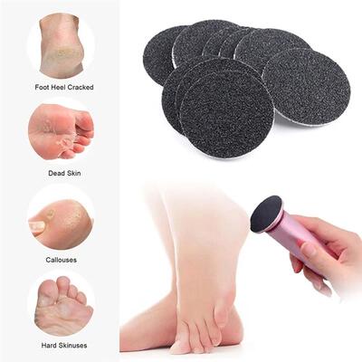 60pcs Replaceable Sandpaper Disc Cuticle Callus Remove Tool