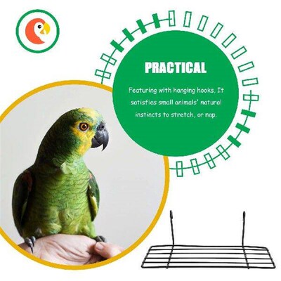 Parrot Birdcage Playstand Shelf Perch Represent Pet