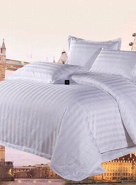 Hotel special bed sheets quilt cover four-piece set hotel被a