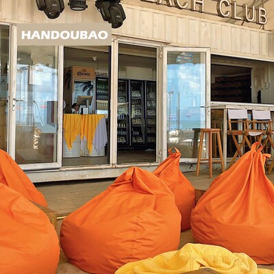 Outdoor Lazy Sofa Bean Bag Waterproof Sunscreen Courtyard Le