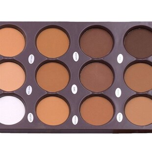 Coffee Color Contour Palette Makeup 12 Colors Long-Lasting M