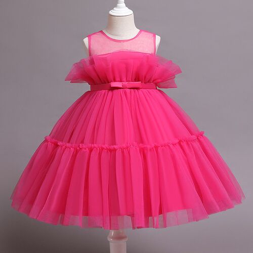 Baby Girl Dress 0-5Y  Sleeveless Mesh Princess Dress Tutu Ne