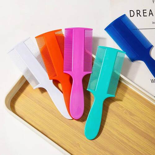 double-sided lice comb fine teeth scalp massage  professiona