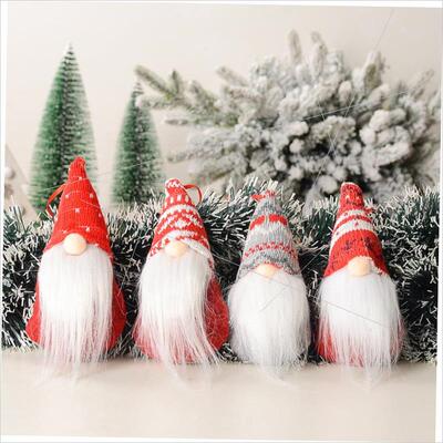 Christmas Forest old man hanging Christmas tree pendant
