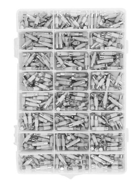 360Pcs 24Values 5X20mm Fast Blow Ceramic Fuse 250V 0.1A 0.25