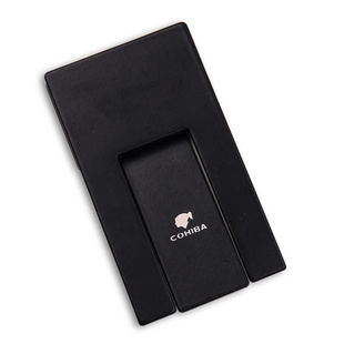 Cigar Foldable Steel Ashtray Cohiba Black Holder Stainless