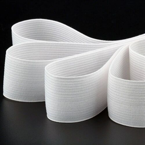 Width 15mm-60mm White Black Wide Elastic Band Flat Spandex B