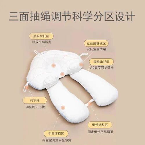Baby Soothing Pillow for Startle Reflex, Side Sleeping Pillo