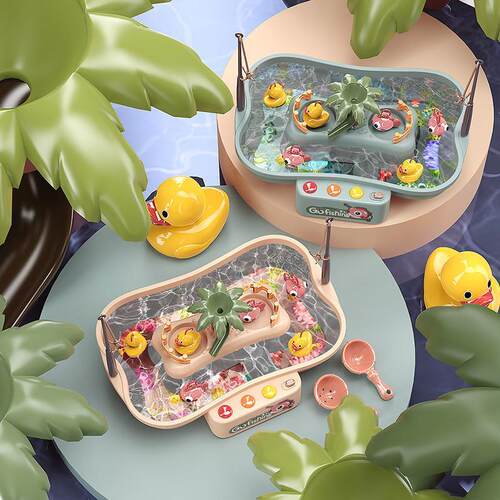 Eletric Magnetic Rotating Light Music Fishing Pond Water To