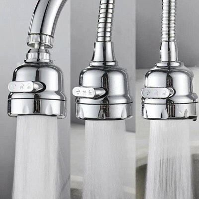 2/3 Modes Universal Kitchen Faucet Adapter 360 Rotation Fa