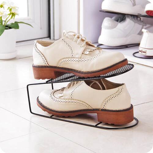 steel shoe rack space saving storage organizer  stand shelf