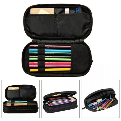 Spider Web Korean Pencil Case Girl Boy Large Capacity Red Pe