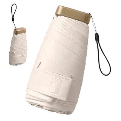 Sun Umbrella Six-Fold Umbrellas For Rain Windproof Dual-Use