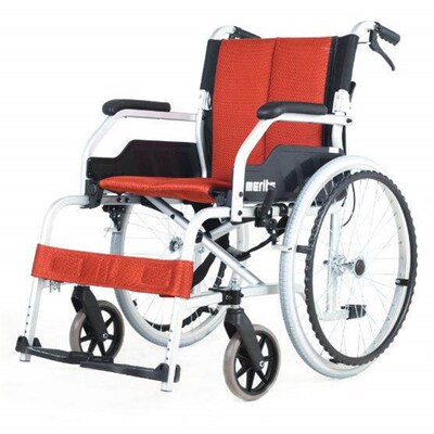 Merchi Aluminum Alloy Wheelchair 48cm Seat Width