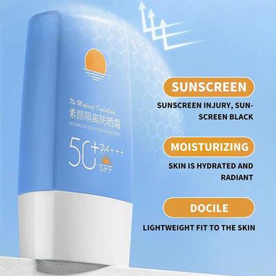 No makeup Isolation sunscreen Sunscreen lotion UV protection