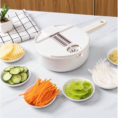 Multi-Function Salad Uten Vegetable Chopper Carrots