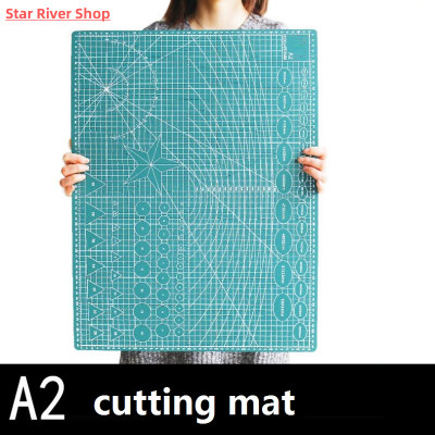 PVC cutting mat Cutting base plate 60x45cm A2 green black co