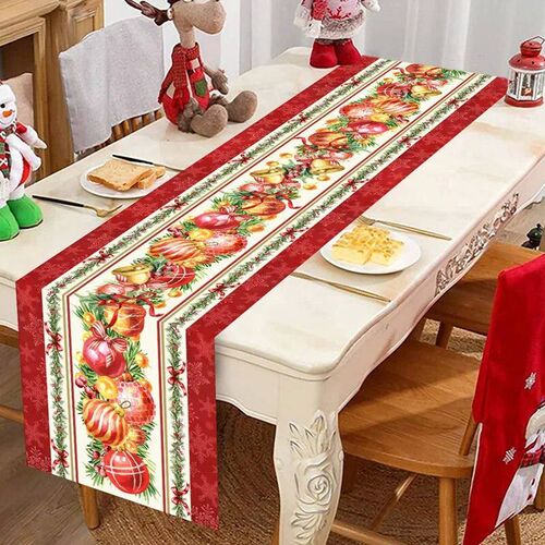 Merry Christmas Table Runner Xmas Table ver Christmas Decora