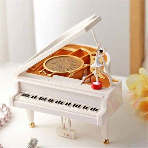 Creative Mistery Box Spirit Box Piano Model Metal Antique