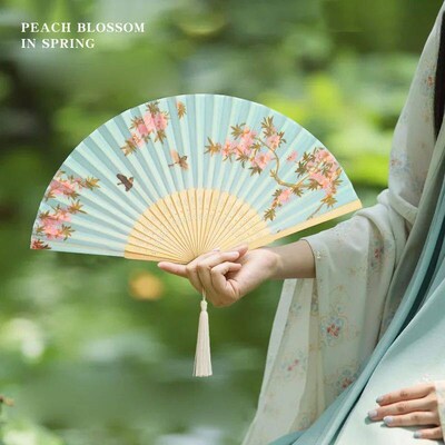 Folding Hand Fans Weddings Traditional Chinese Japanese Kore