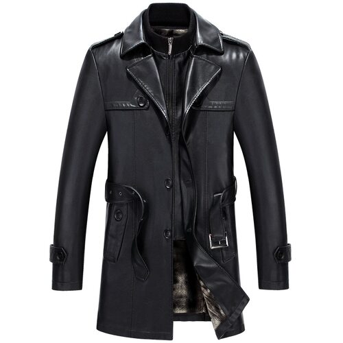 Free shiping  new  black sheepskin soft matte men smart casu