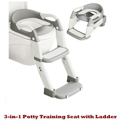 Potty Training Seat Toddler Toilet Ladder Kid Toilet Chair