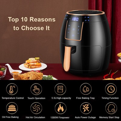 Full English Air Fryer Electric Oven AirFryer Cooker 5.5L