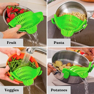 Pot & Pasta Strainer Kitchen Gadgets, Noodle  Pots Pans