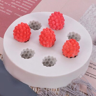 3D Blueberry Raspberry Silicone Cake Fondant Mold Cake Decor