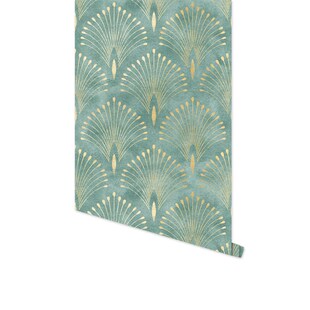 Green Geometric Self Adhesive Wall Stickers Modern Nordic St