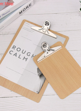 Wooden Clipboard A4 A5 Wood Clips Writing Sheet Pad Note Boa