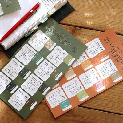2024 Calendar Stickers Kawaii Monthly Daily Planner Notebook