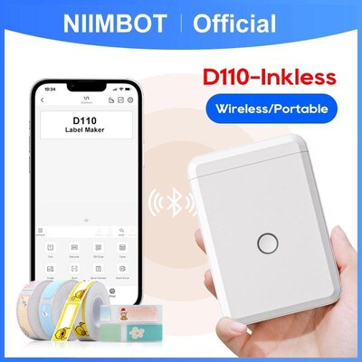 Niimbot D110 label Sticker Wireless Bluetooth printer