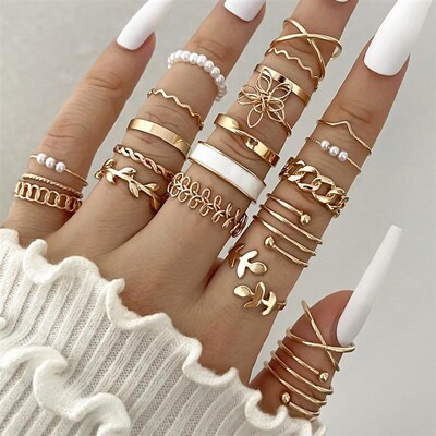 Kembalianmu sembunyikanmu 戒指套装22件套 Ring set 22 pieces
