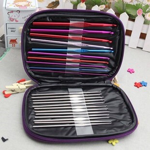 22pcs/Set DIY Craft Yarn Sewing Needle with Case Ergonomic A