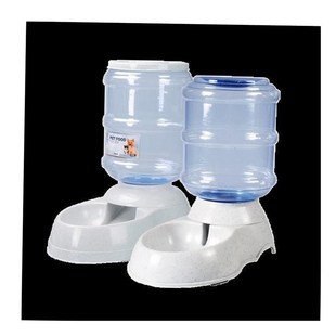 pet automatic feeder food bowl dog cat water dispenser