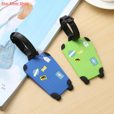 Cute Silicon Luggage Tags Suitcase ID Addres Holder Baggage