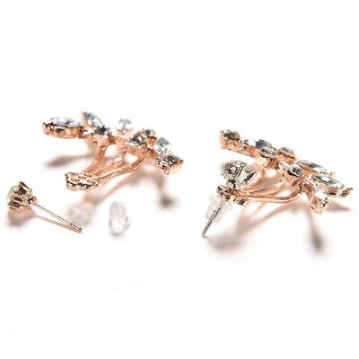 1 Pair Leaf Stud Earring For Women Gold Sliver Women Earings