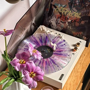 唐韵世家留声机彩胶黑胶唱片机老式黑胶唱机胶片复古电唱机